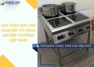 Các thắc mắc khi mua bếp từ công nghiệp