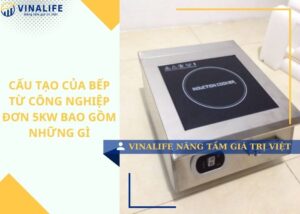 cấu tạo của bếp từ công nghiệp đơn 5kw