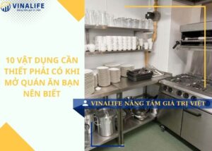 vật dụng cần thiết phải có khi mở quán ăn