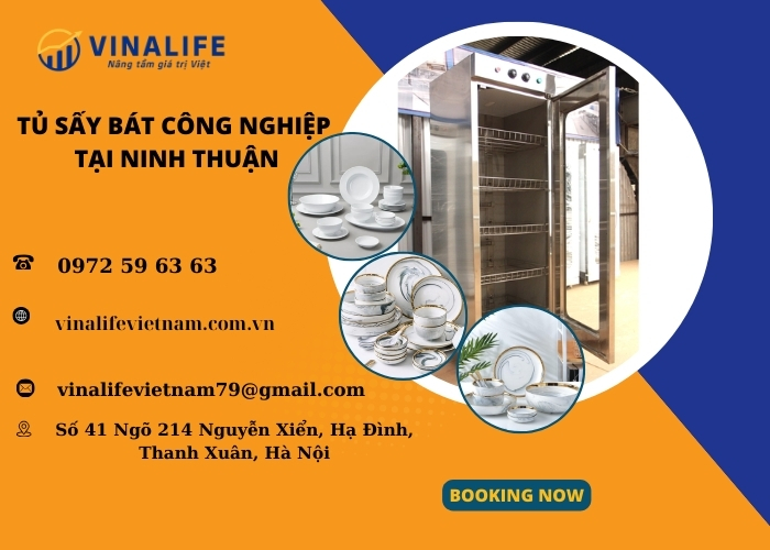 Tủ sấy bát công nghiệp tại Ninh Thuận