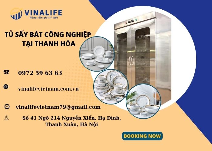 Tủ sấy bát công nghiệp tại Thanh Hóa