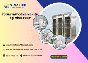 Tủ sấy bát công nghiệp tại Vĩnh Phúc